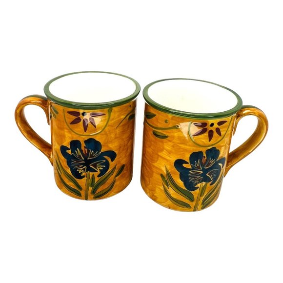 Certified International Ceramic Savannah Mugs Set of 2 by Susan Winget NWT - Picture 7 of 7